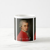 Wolfgang amadeus mozart コーヒーマグカップ (中央)