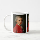 Wolfgang amadeus mozart コーヒーマグカップ (左)