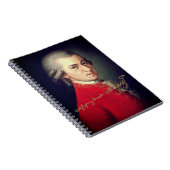 Wolfgang Amadeus Mozart 1819 with signature ノートブック (右側)