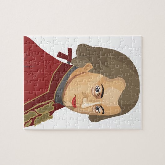 Wolfgang Amadeus Mozart als Puzzle ジグソーパズル (横)