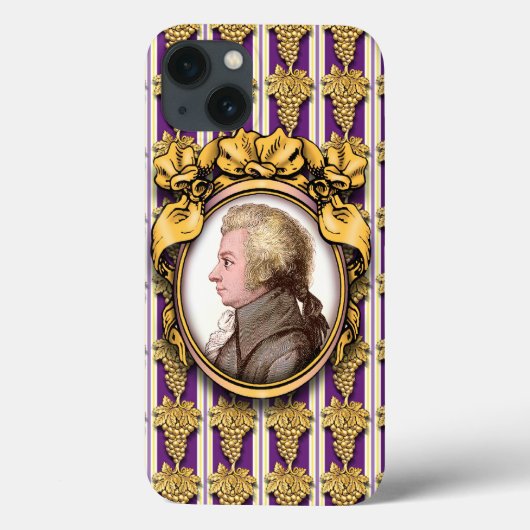 Wolfgang Amadeus Mozart Case-Mate iPhoneケース (裏面)