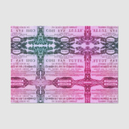 ♥ Wolfgang Amadeus Mozart Herz Oper Cosi fan tutte 薄葉紙