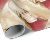 Wolfgang Amadeus Mozart im Aquarell Stil ラッピングペーパー (ロールコーナー)