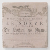 Wolfgang Amadeus Mozart, Oper – Le nozze di Figaro ストーンコースター (正面)