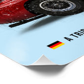 Wolfgang von Trips Tribute Ferrari 315S ポスター (コーナー)