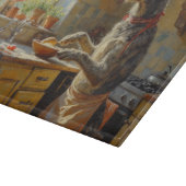 Wolfhound Cooking in Kitchen カッティングボード (角)