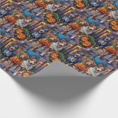  Wolfhound Trick-or-Treating Halloween Costumes ラッピングペーパー (角)