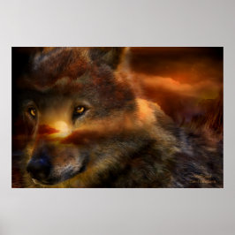WolfLandアートポスター/プリント ポスター