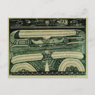 Wölfliの「ガソリン」ファインアート ポストカード