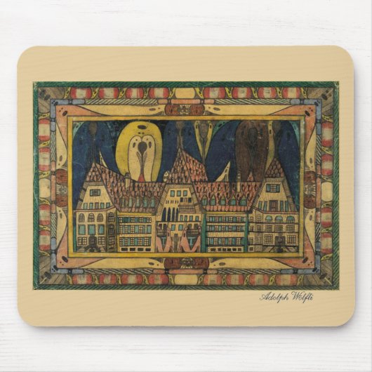 Wölfli "Waldau"のファインアート マウスパッド (正面)