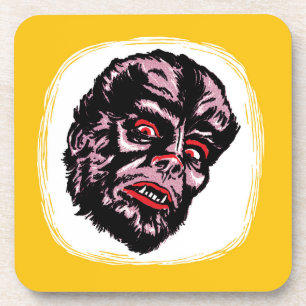 Wolfman -クラシックの普遍的な飲み物のコースター コースター