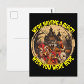 "Wolfman Manor Selfie" Cheesy Chicken ポストカード (正面/裏面)