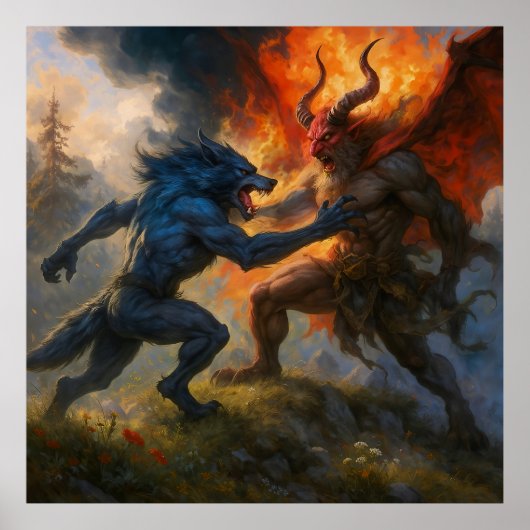 Wolfman Meets Krampus ポスター (正面)