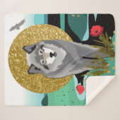 WOLFMOONオーラシェルパブランケット – 3サイズ シェルパブランケット (正面(横))