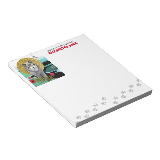 WOLFMOON AURA – メモ帳 – カスタマイズ文字 (アングル)