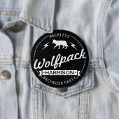 Wolfpackの無謀なバチュラーパーティは名前に手入れをします 缶バッジ (インサイチュ)