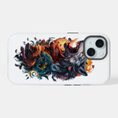 wolfs iPhone 15ケース (裏面横)