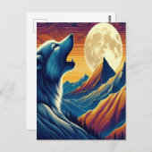 Wolfs Moonlit Howl ポストカード (正面/裏面)