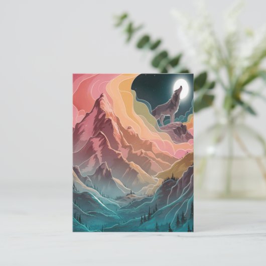 Wolfs Moonlit Howl ポストカード (スタンド正面)