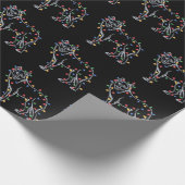 Wolfs Tree Christmas Xmas Pet Animal Wolf Lover  ラッピングペーパー (角)