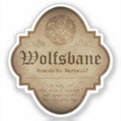 Wolfsbane Apothecary DC シール (正面)