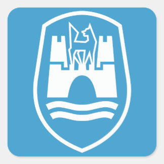 Wolfsburg Coat of Arms （白） スクエアシール