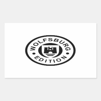 Wolfsburg Edition （黒） 長方形シール