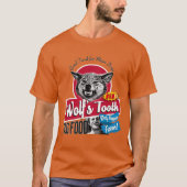 Wolfsooth Dog Food Dirty Hippie Flavor funny retro Tシャツ (正面)