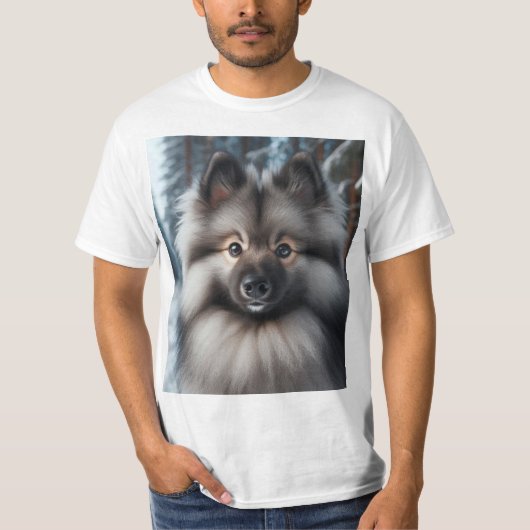 Wolfspiz - Keeshond Tシャツ (正面)