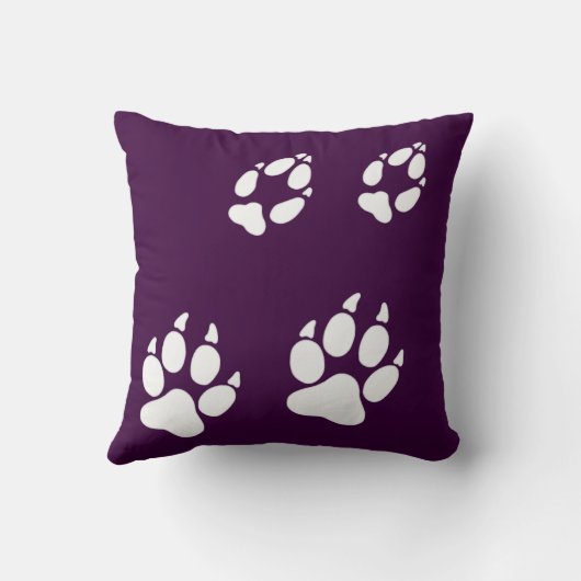 Wolfstatzen vom Wolfswelpe クッション (裏面)