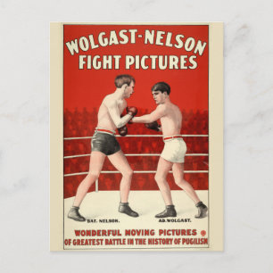 Wolgast-Nelsonの戦い写真 – 復元されたポスター ポストカード