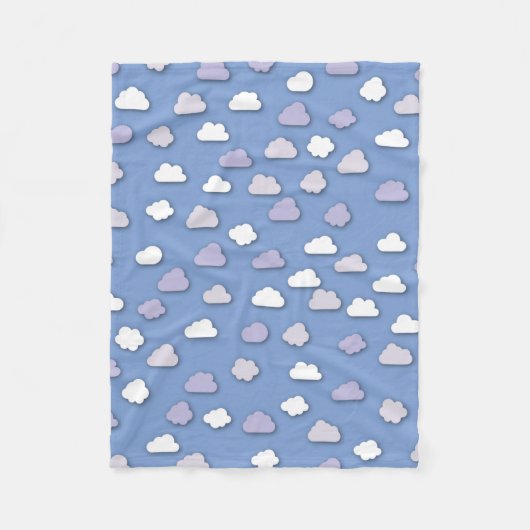 Wolken フリースブランケット (正面)