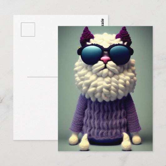 Woll - Hund # 1  ポストカード (正面/裏面)