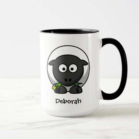 Wollyのヒツジ マグカップ (右)