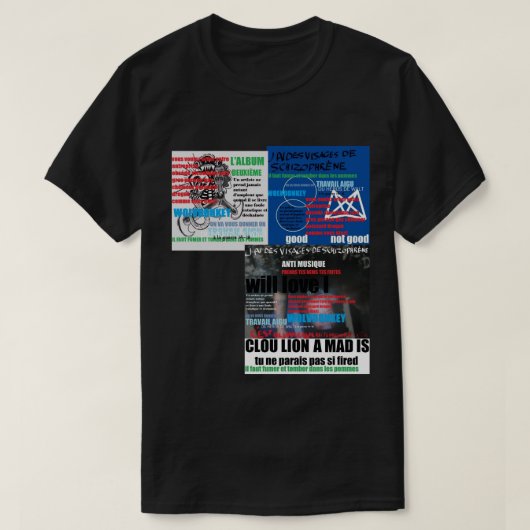 WOLVDONKEY Tシャツ (デザイン正面)