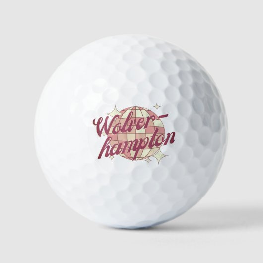 Wolverhampton UKアクセサリーゴルファー ゴルフボール (正面)