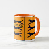 WOLVERHAMPTON WANDERES「1877年以降の狼」 マグカップ (正面右)
