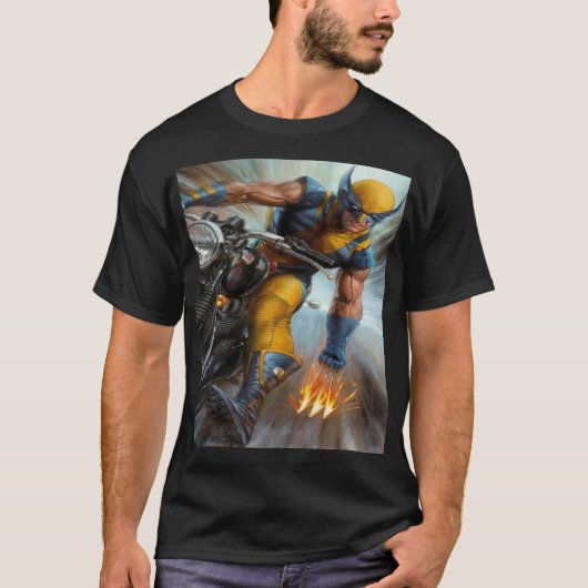 Wolverine – Adamantium Rush Tシャツ (正面)