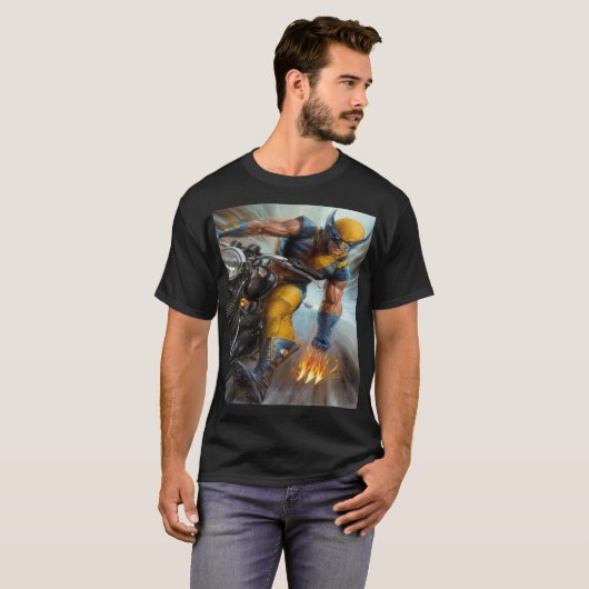 Wolverine – Adamantium Rush Tシャツ (正面フル)
