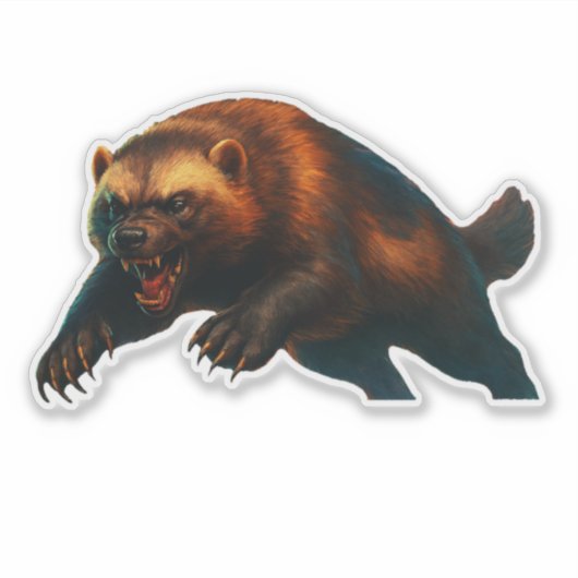 Wolverine Cut-out Sticker シール (正面)