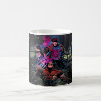 Wolverine, Psylocke, and Gambit - Epic X-Men Art コーヒーマグカップ