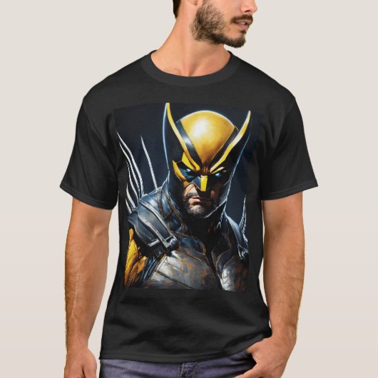 Wolverine X-Men Tシャツ (正面)
