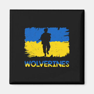 Wolverines Support Ukraine Support Ukraine Stand W マグネット