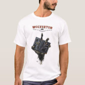 Wolvertonの基本的なワイシャツ# 1 (前部芸術だけ) tシャツ (正面)