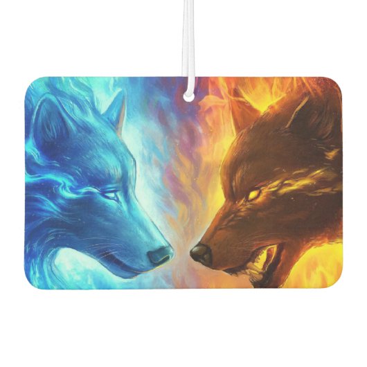 Wolves カーエアーフレッシュナー (正面)