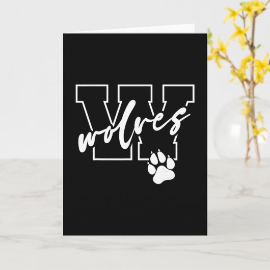 Wolves  カード (黄色い花)