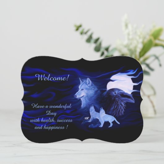 『Wolves and Raven with full moon』 招待状 (スタンド正面)