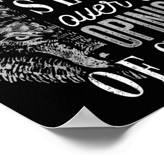 Wolves Don't Lose Sleep Over The Onions Of Sheep - ポスター (角)