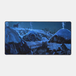 WOLVES in CAMP デスクマット