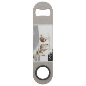 Wolves in Snow 絵画's -オリジナルワイルドライフアート スピード栓抜き (正面)